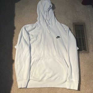 White Nike Hoodie - Large